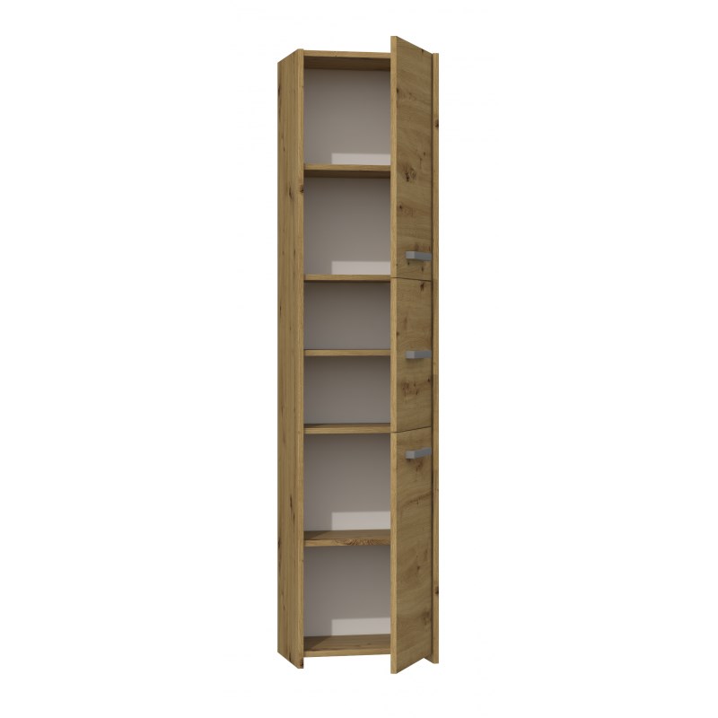 Topeshop S43 ARTISAN opbergkast voor de badkamer Eiken