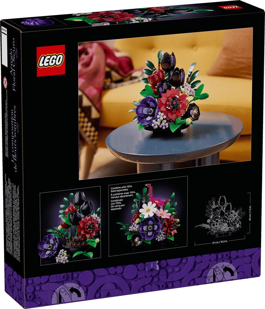 LEGO BOTANICALS 11513 Donker bloemstuk