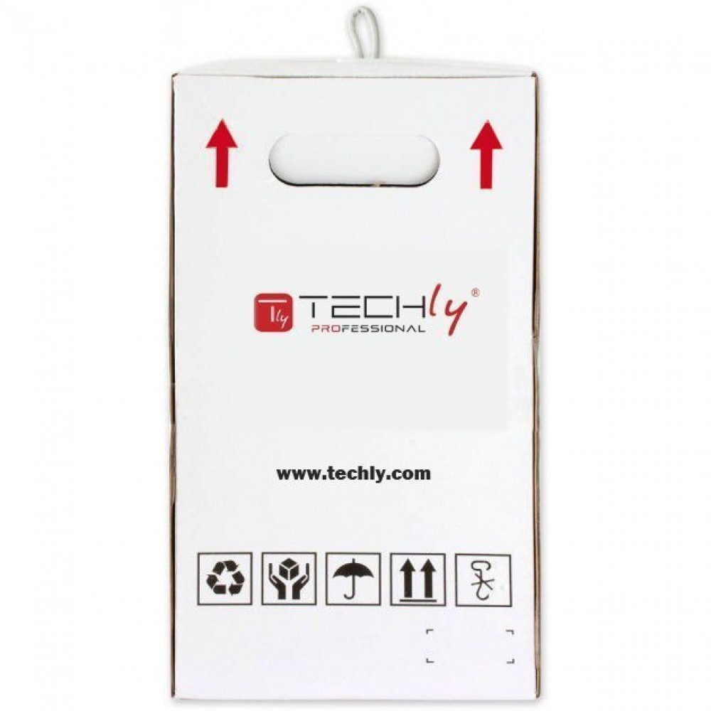 Techly ITP9-FLU-0305 netwerkkabel Grijs 305 m Cat6 U/UTP (UTP)