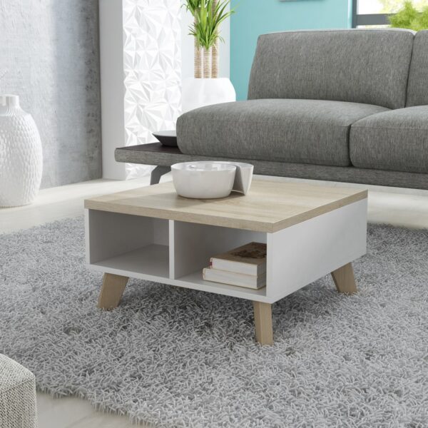 Cama LOTTA LAW 60 salontafel Koffietafel Vierkante vorm 4 poot/poten