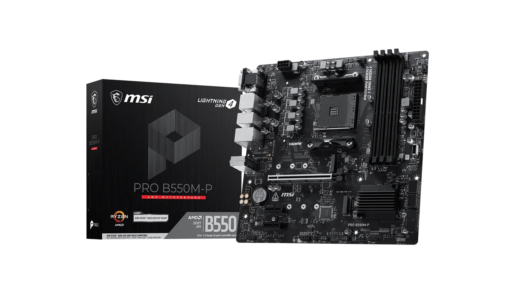 MSI PRO B550M-P-moederbord
