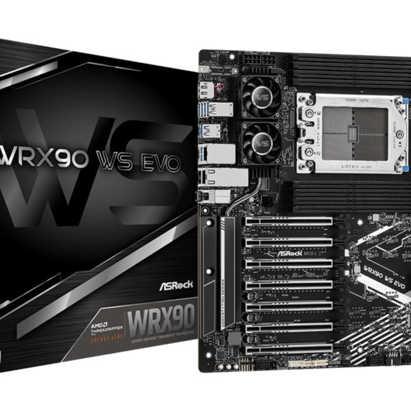 Asrock WRX90 WS EVO moederbord AMD WRX90 Socket sTR5 EEB