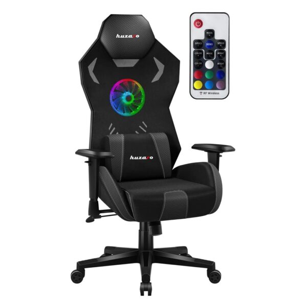Huzaro Combat 7.6 RGB Black gamingstoel met ventilator