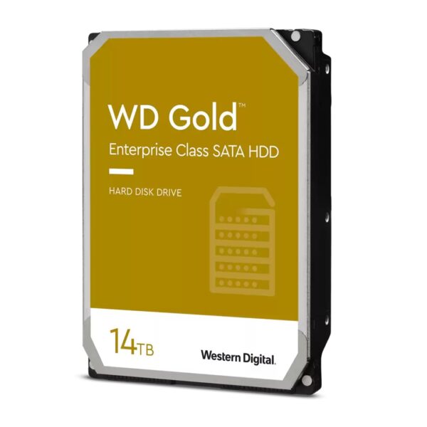 Western Digital Gold WD142KRYZ interne harde schijf 14 TB 7200 RPM 512 MB 3.5" SATA III