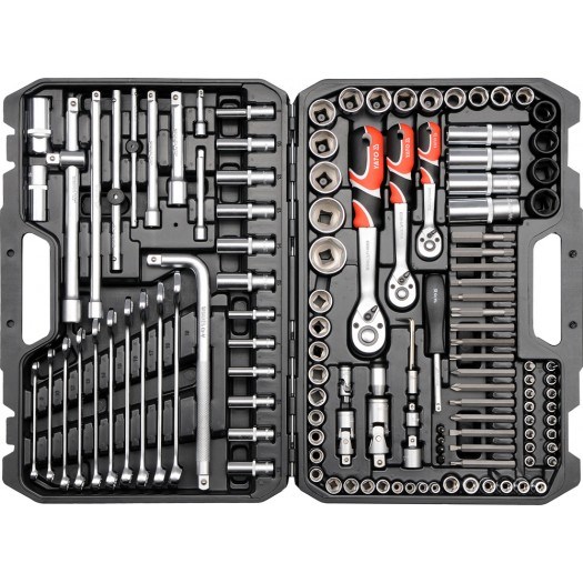 Yato YT-38872 mechanische gereedschapsset 128 stuks gereedschap