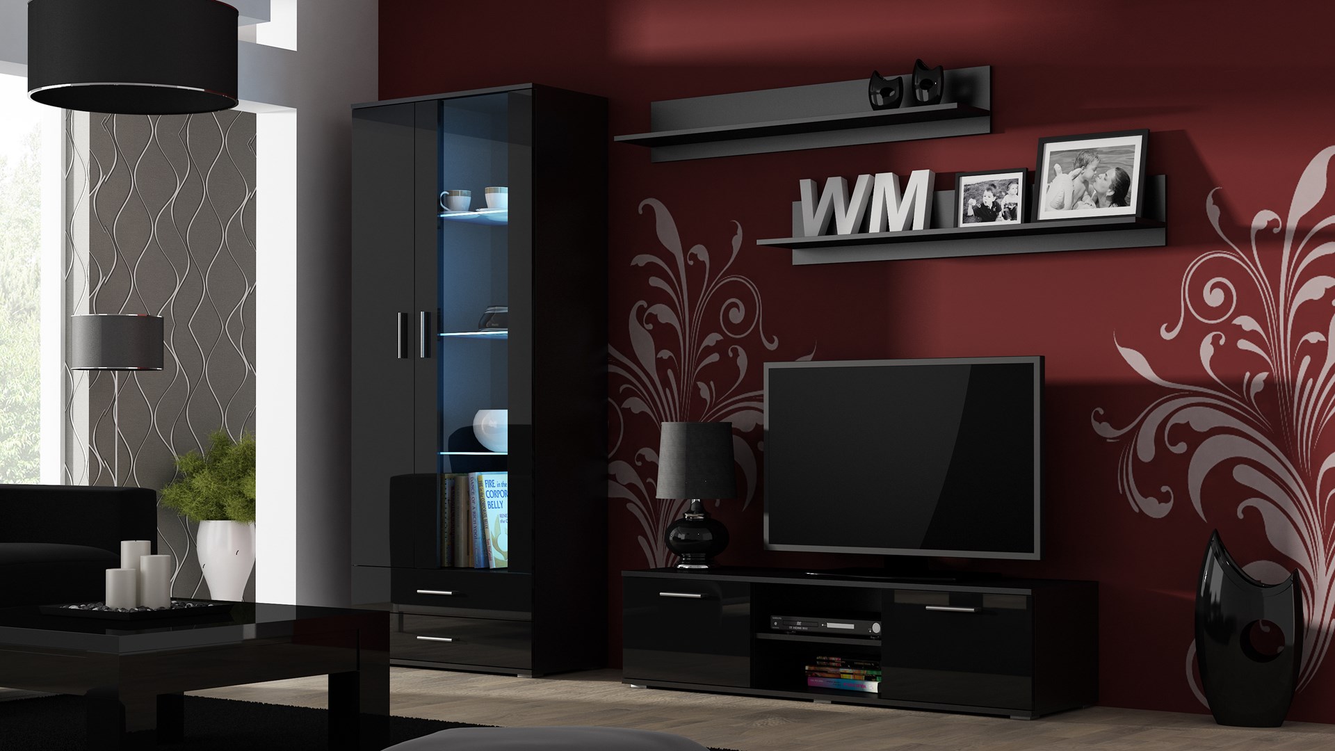 Cama SOHOWITS6 CZ/CZ woonkamerkast Vitrinekast