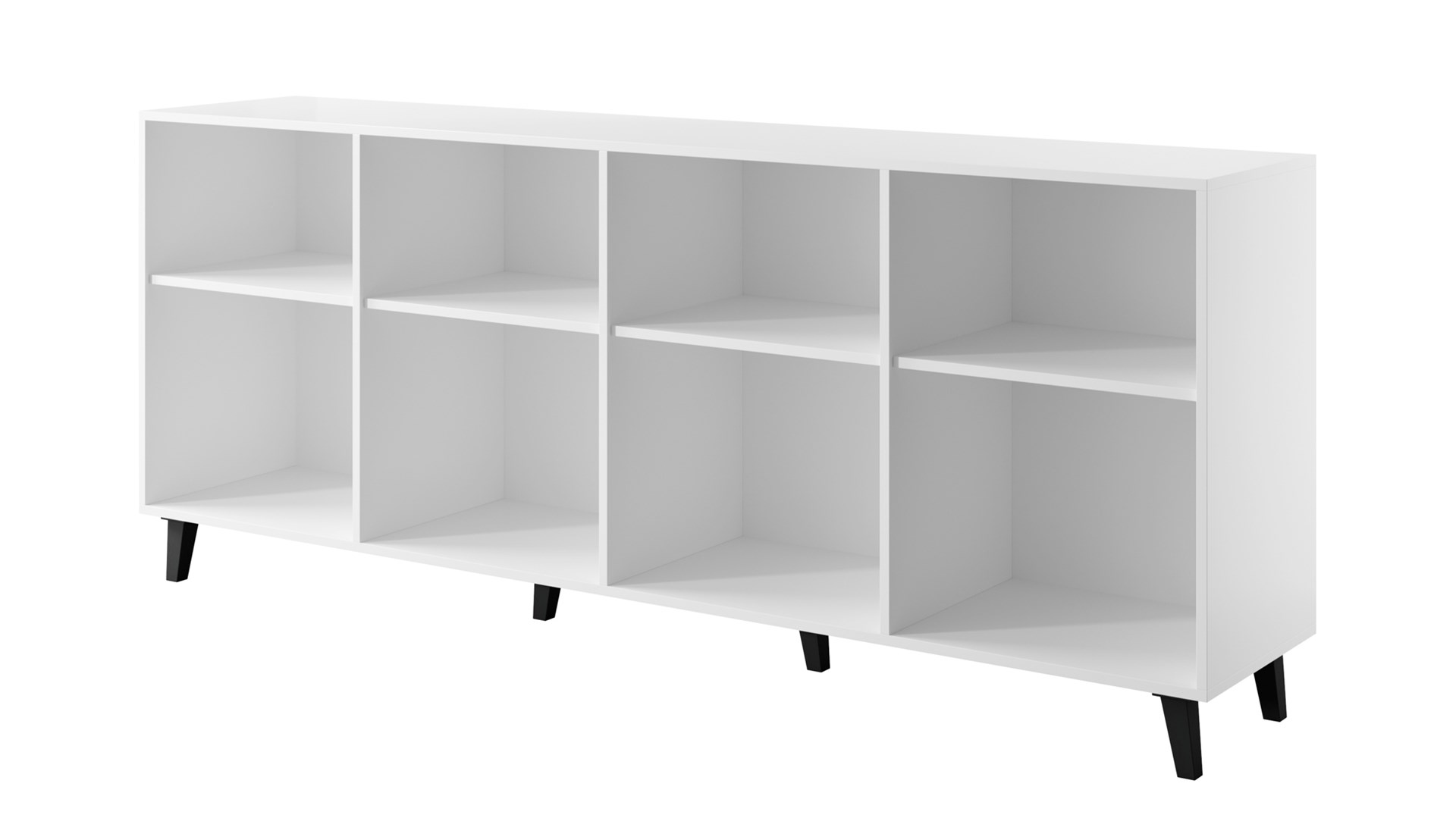 ETNA ladekast 200x42x82 wit mat