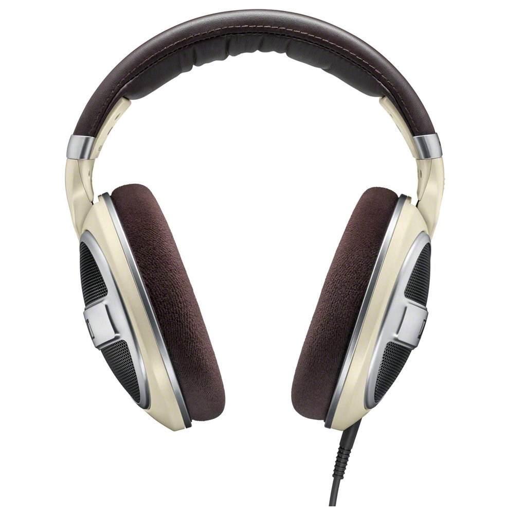 Sennheiser HD 599 Hoofdtelefoons Hoofdband Bruin, Ivoor