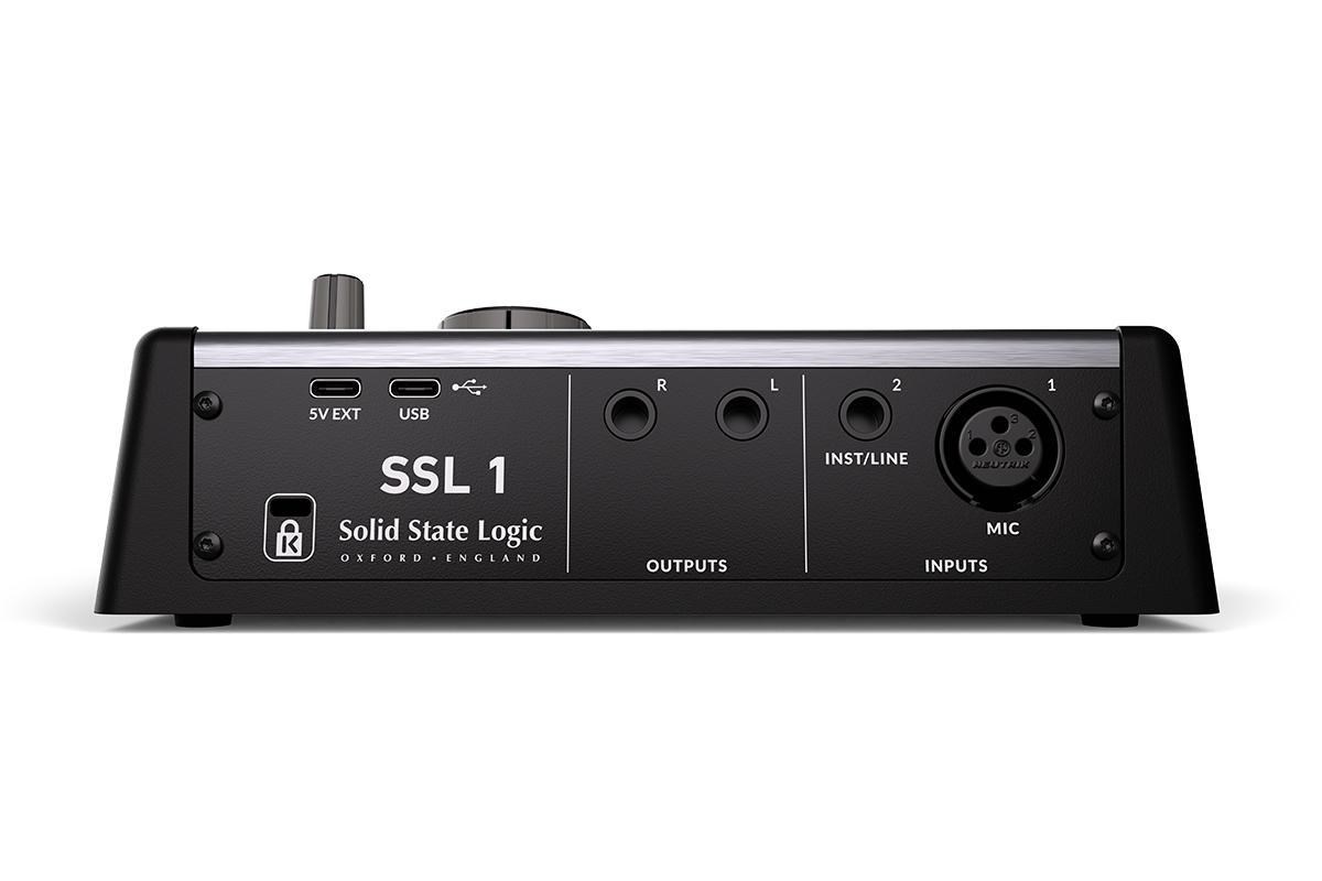 Solid State Logic SSL 1 - USB-C-audio-interface met 2 ingangen en 2 uitgangen