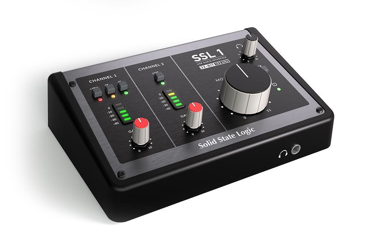 Solid State Logic SSL 1 - USB-C-audio-interface met 2 ingangen en 2 uitgangen