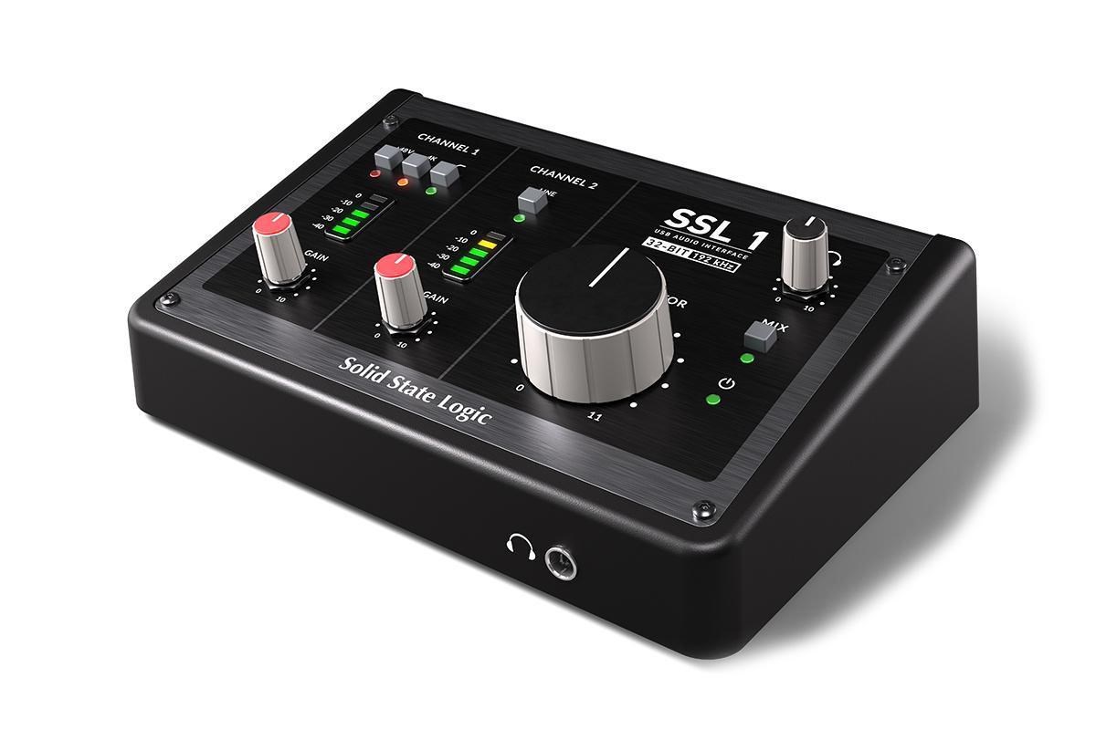Solid State Logic SSL 1 - USB-C-audio-interface met 2 ingangen en 2 uitgangen