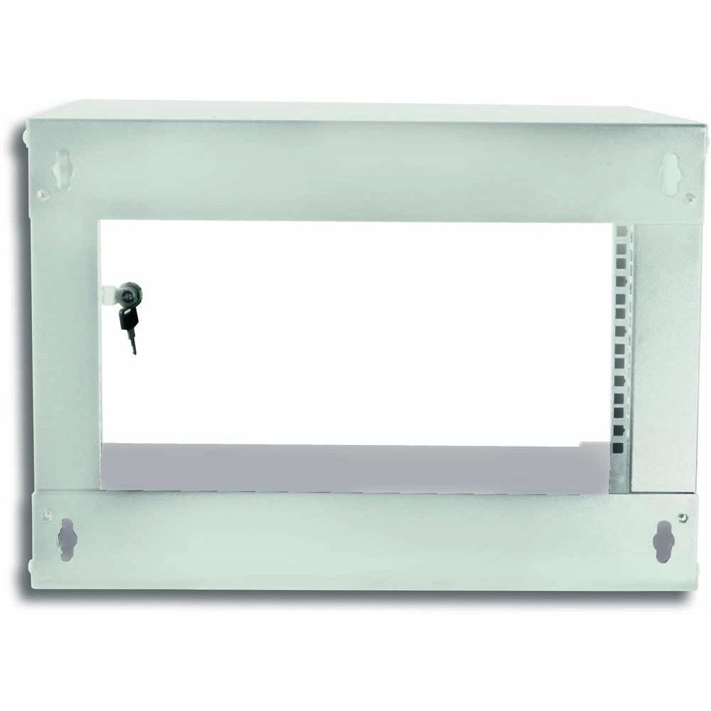 Techly I-CASE EL-1006G45 rack 6U Wandrek Grijs