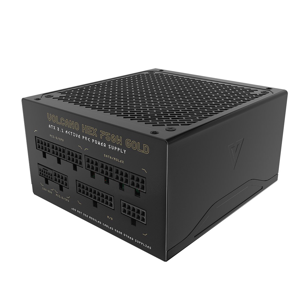 MODECOM Computervoeding VOLCANO HEX GOLD 750W ATX3.1