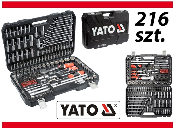 YATO YT-38841 1/4", 3/8", 1/2" Dopsleutelset