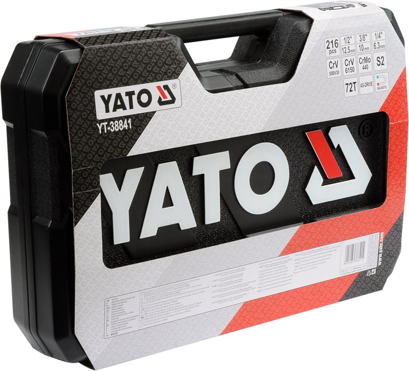 YATO YT-38841 1/4", 3/8", 1/2" Dopsleutelset