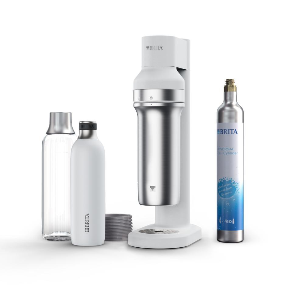 Brita sodaTRIO verzadiger (wit)