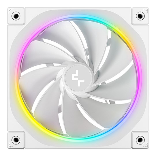 DeepCool FL12R WH-3 IN 1 Computer behuizing Ventilator 12 cm Wit 3 stuk(s)