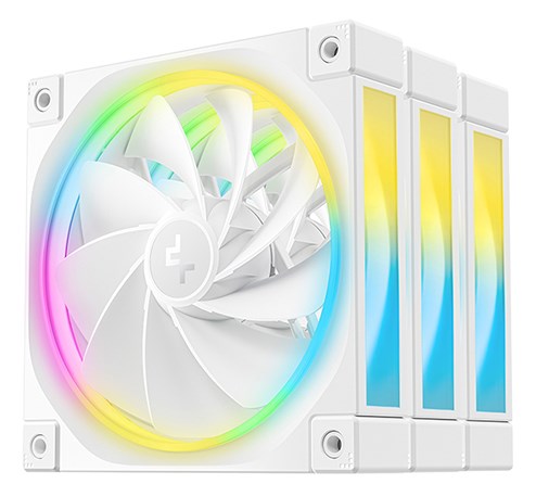 DeepCool FL12R WH-3 IN 1 Computer behuizing Ventilator 12 cm Wit 3 stuk(s)