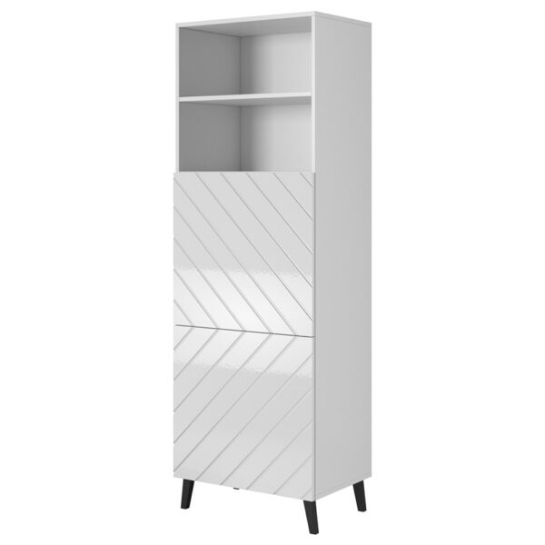 Kast ABETO 60x40x176,5 cm wit/glans wit