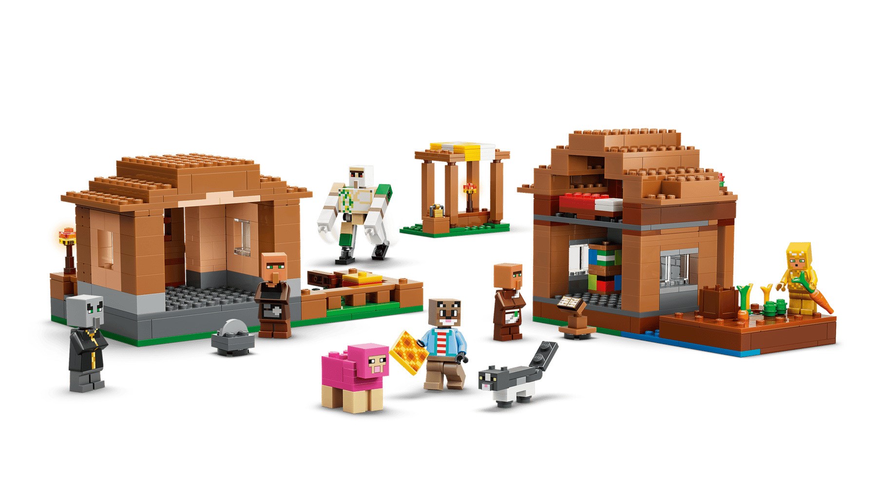 LEGO MINECRAFT 21596 De aanval van de bezweerders op het dorp
